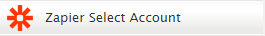 Zapier Select Account workflow settings