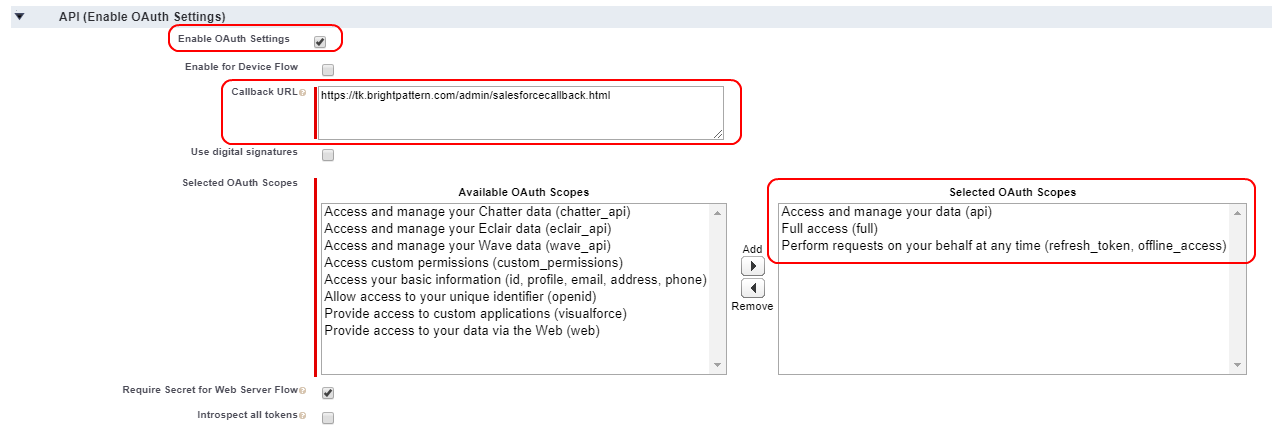 5 3 Sfdc統合ガイド Lightning シナリオからsfdcデータへのアクセスの有効化 Bright Pattern Documentation